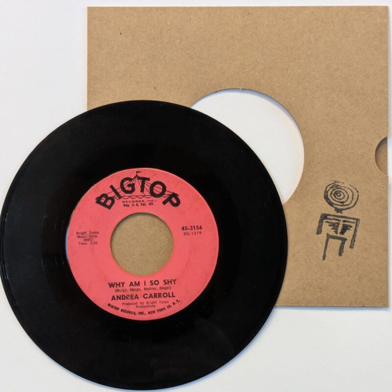ANDREA CARROLL / IT HURTS TO BE SIXTEEN / WHY AM I SO SHY / 1963 / VINIL 7"