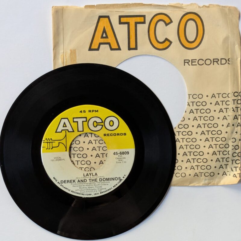DEREK AND THE DOMINOS / LAYLA / I AM YOURS / 1971 / VINIL 7"