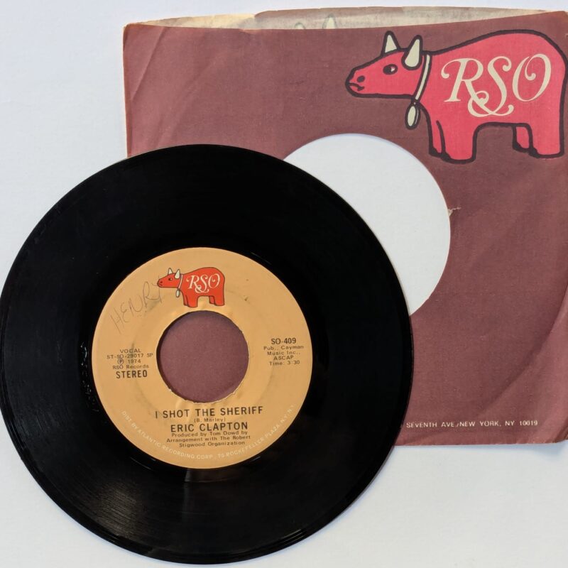 ERIC CLAPTON / I SHOT THE SHERIFF / GIVE ME STRENGHT / 1974 / VINIL 7"