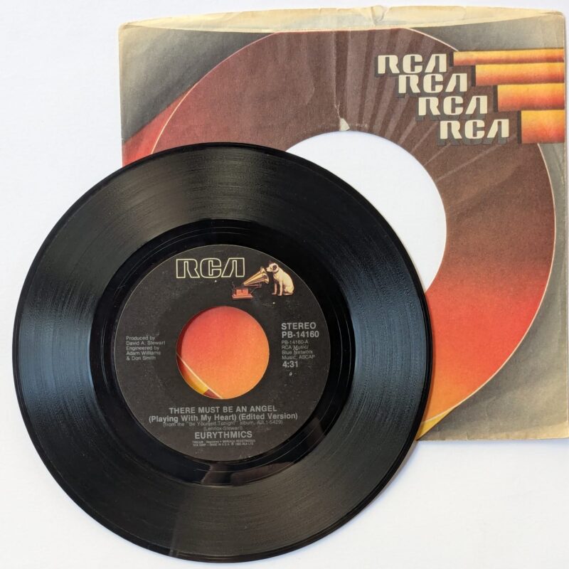 EURYTHMICS / THERE MUST BE AN ANGEL / GROW UP GIRLS / 1985 / VINIL 7"
