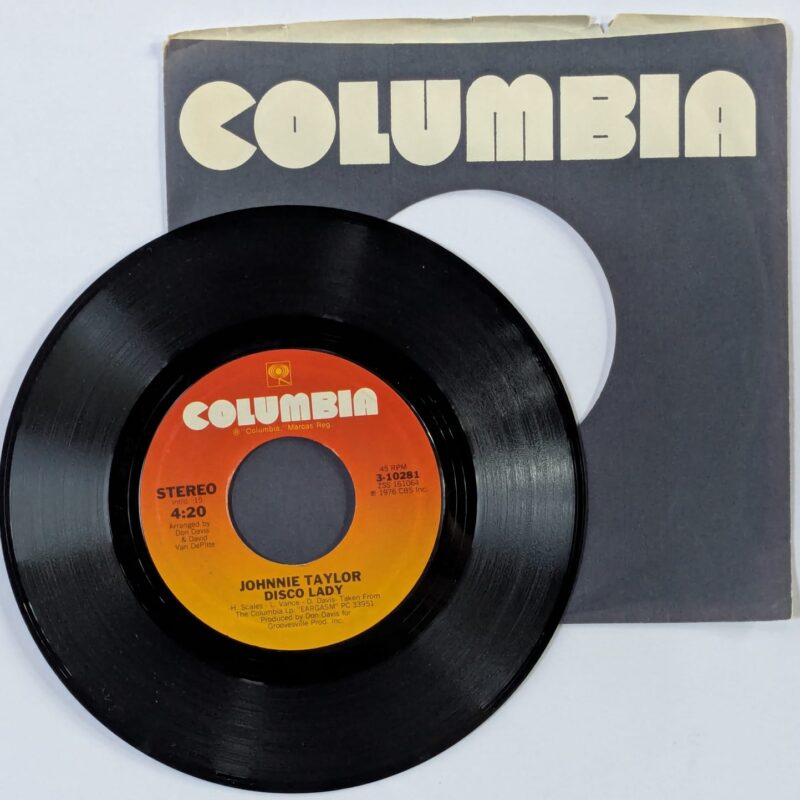 JOHNNIE TAYLOR / DISCO LADY/YOU'RE THE BEST IN THE WORLD / 1976 / VINIL 7"