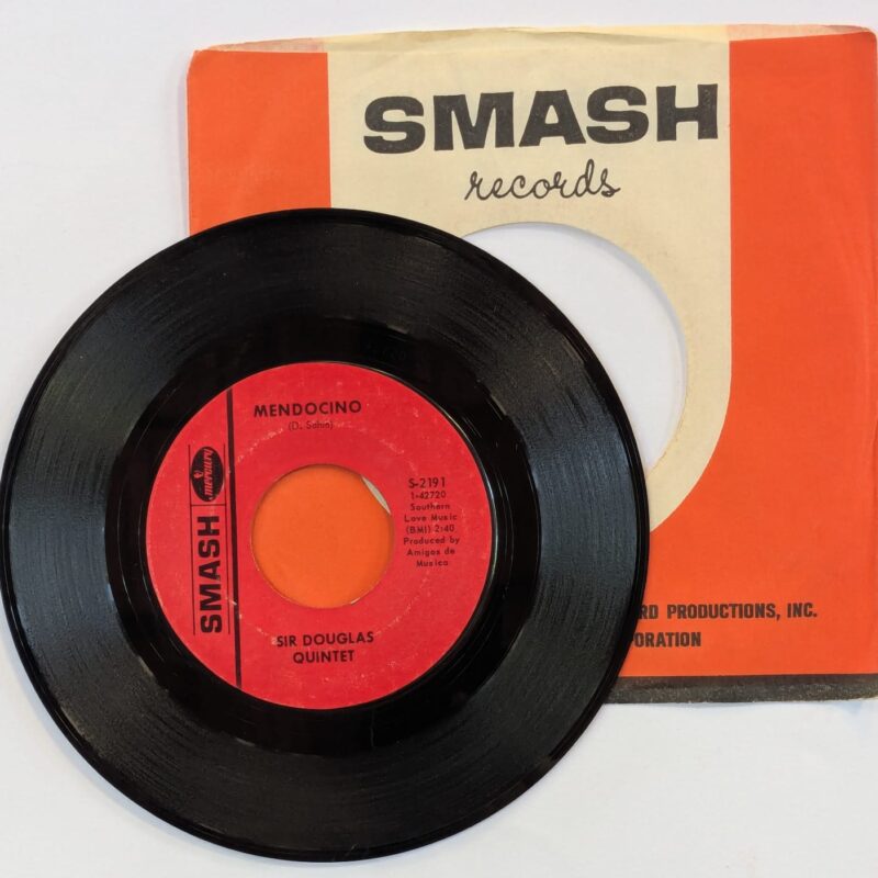 SIR DOUGLAS QUINTET / MENDOCINO/I WANNA BE YOUR MAMA AGAIN / 1968 / COMPACTO VINIL 7"