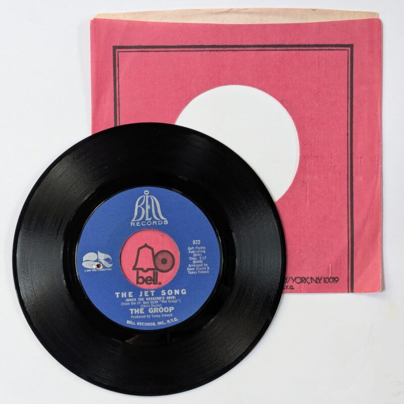 THE GROOP / NOBODY AT ALL/THE JET SONG / 1969 / VINIL 7"