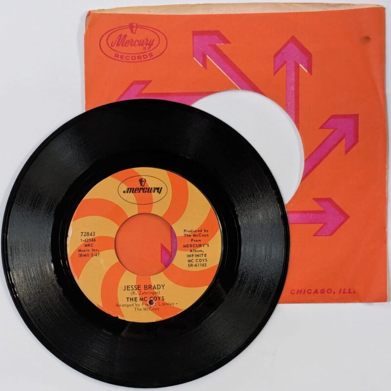 THE MCCOYS / JESSE BRADY / RESURRECTION / 1968 / VINIL COMPACTO 7"