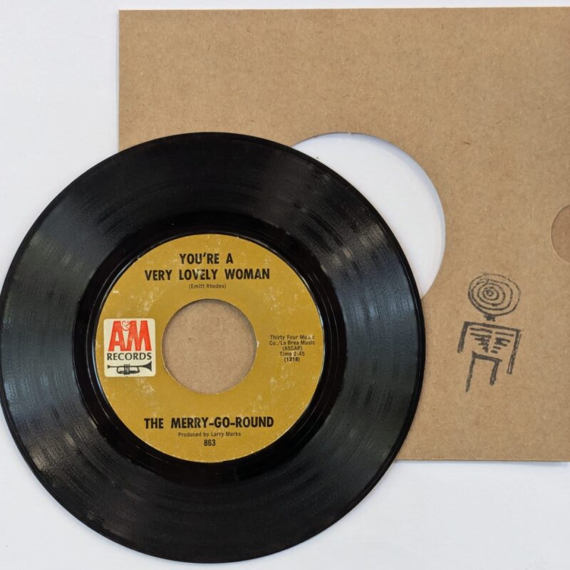 THE MERRY-GO-ROUND / YOU'RE A VERY LOVELY WOMAN/WHERE HAVE YOU BEEN / 1967 / VINIL 7"
