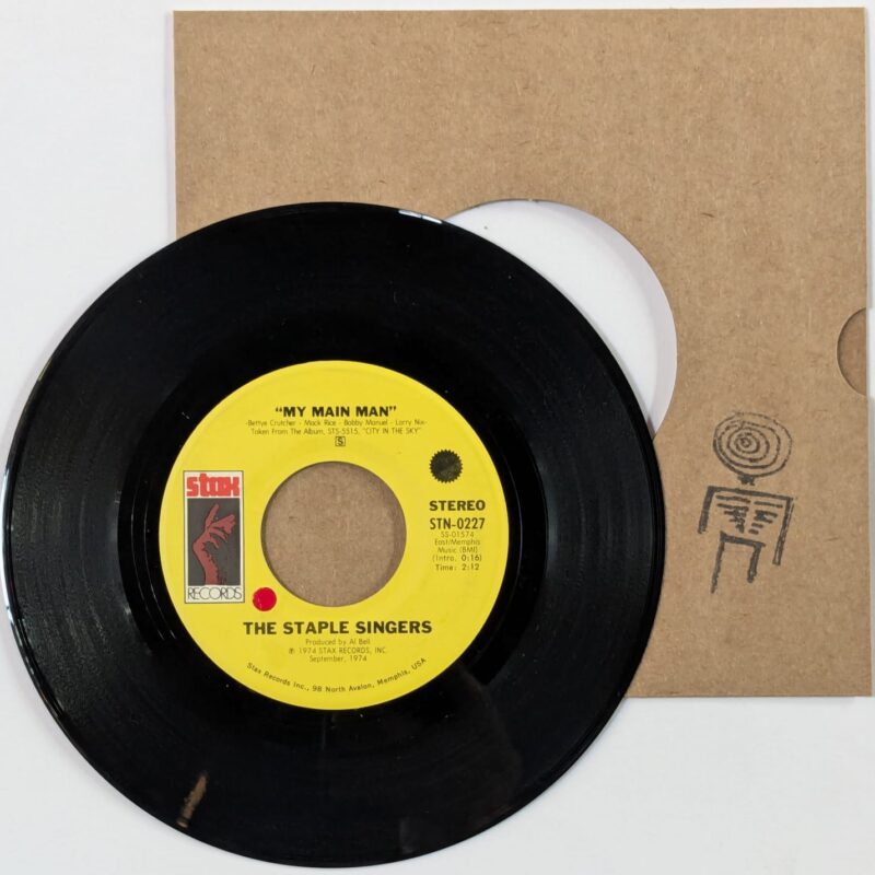 THE STAPLE SINGERS / WHO MADE THE MAN/MY MAIN MAN / 1974 / VINIL 7"