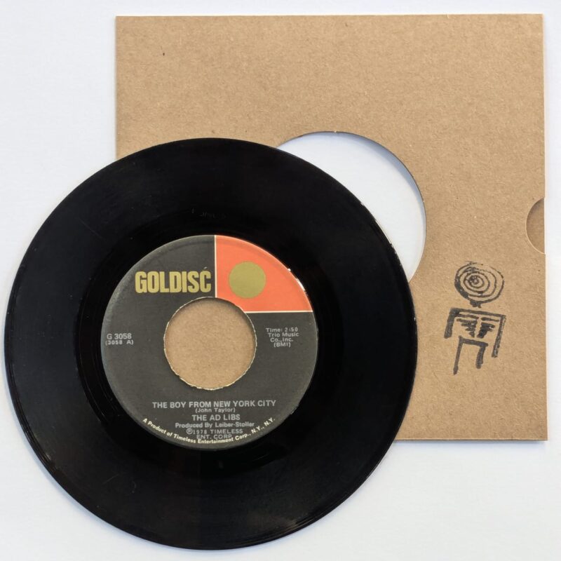 THE AD LIBS / THE JELLY BEANS / THE BOY FROM NEW YORK CITY / I WANNA LOVE HIM SO BAD / 1978 / VINIL COMPACTO 7"