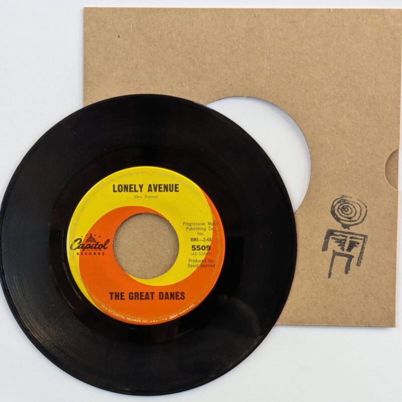 THE GREAT DANES / LONELY AVENUE / HEY SENORITA / 1965 / VINIL 7"