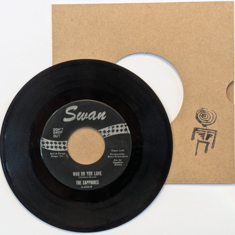 THE SAPPHIRES / WHO DO YOU LOVE / OH SO SOON / 1964 / VINIL 7"