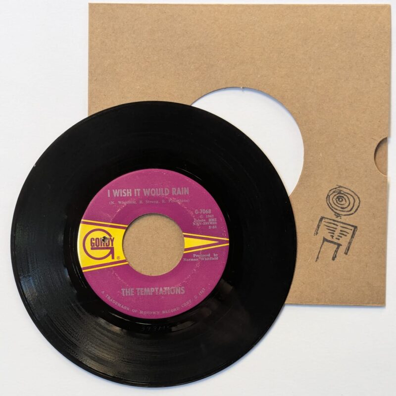 THE TEMPTATIONS / I WISH IT WOULD RAIN / I TRULY, TRULY BELIEVE / 1967 / VINIL 7"