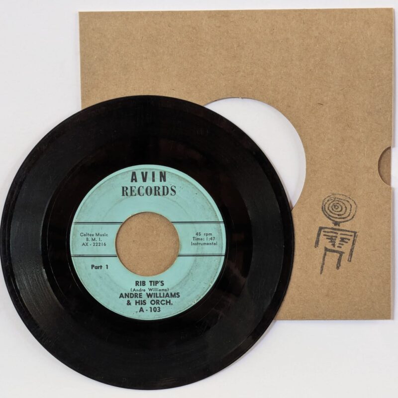 ANDRE WILLIAMS / RIB TIPS PART 1 / RIB TIPS PART 2 / 1967 / VINIL 7"