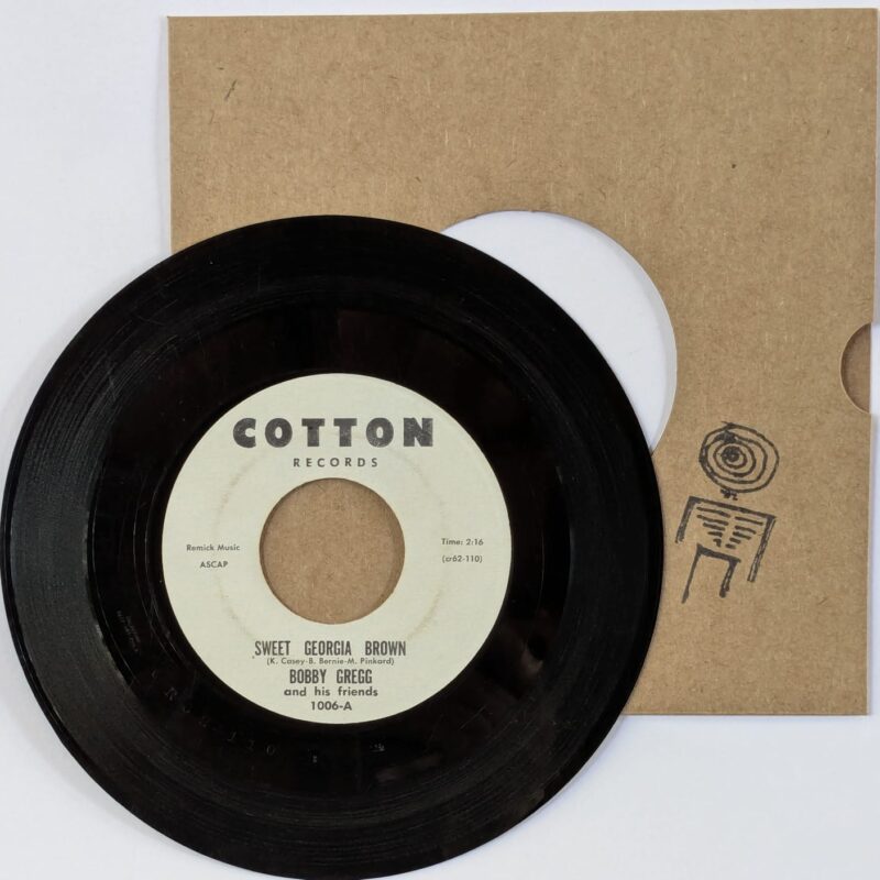 BOBBY GREGG / SWEET GEORGIA BROWN / POTATO PEELER / 1962 / VINIL 7"  PROMO