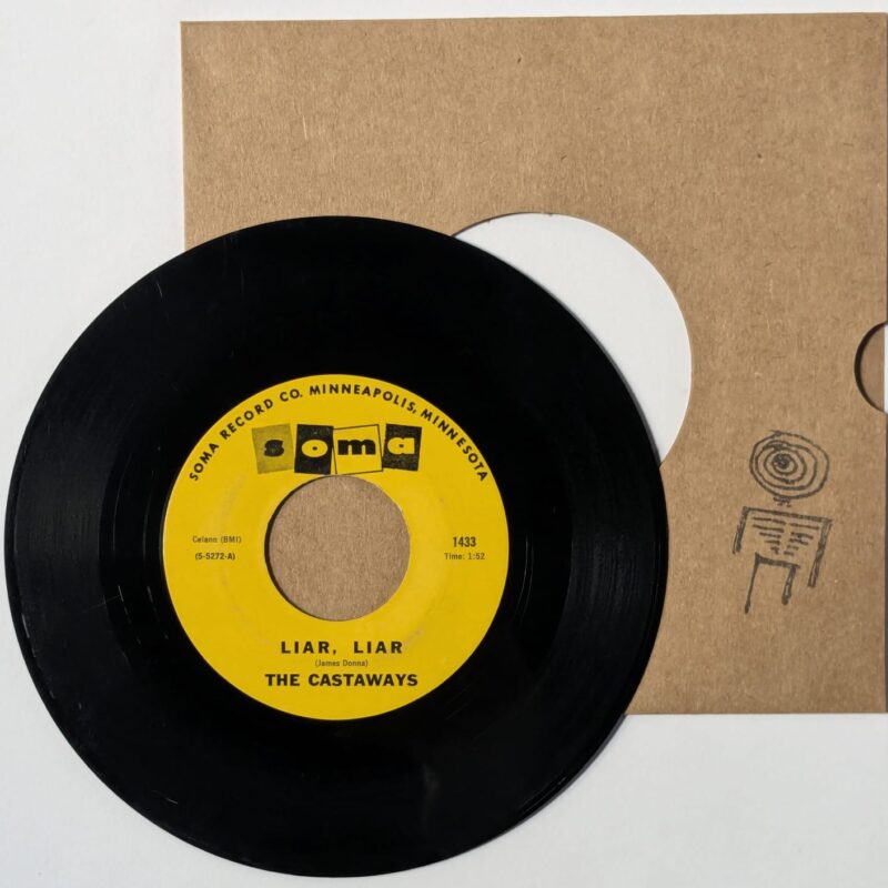 THE CASTAWAYS / LIAR, LIAR / SAM / 1965 / VINIL 7"
