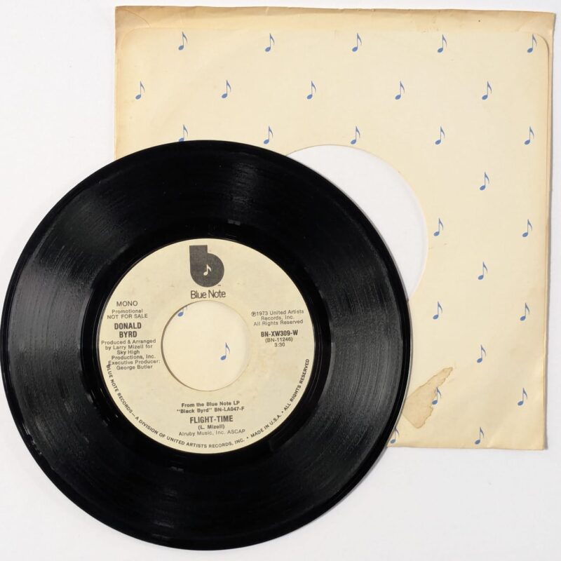 DONALD BYRD / FLIGHT-TIME MONO STEREO / 1973 / VINIL 7" - PROMO