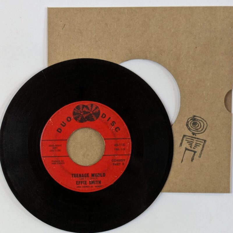 EFFIE SMITH / TEENAGE WORLD PART. 1 / PAT. 2 / 1965 / VINIL 7"