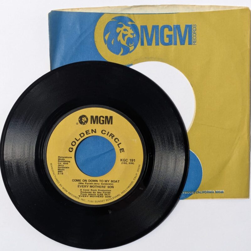 EVERY MOTHERS SON / COME ON DOWN TO MY BOAT / I  BELIEVE IN YOU / 1967 / VINIL 7"