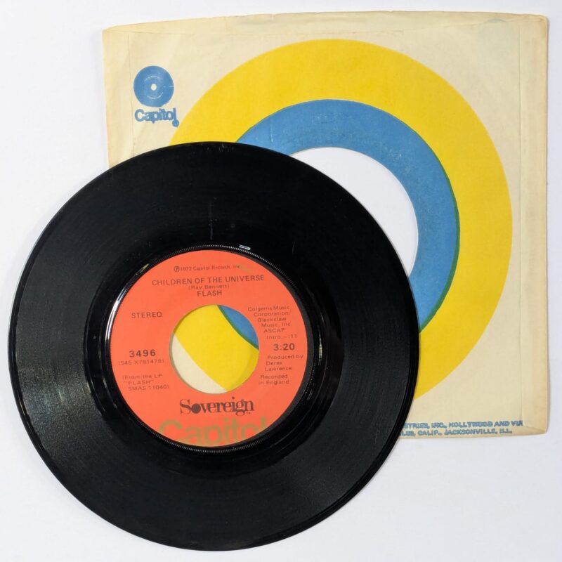 FLASH / CHILDREN OF THE UNIVERSE / LIFETIME / 1972 / VINIL 7"