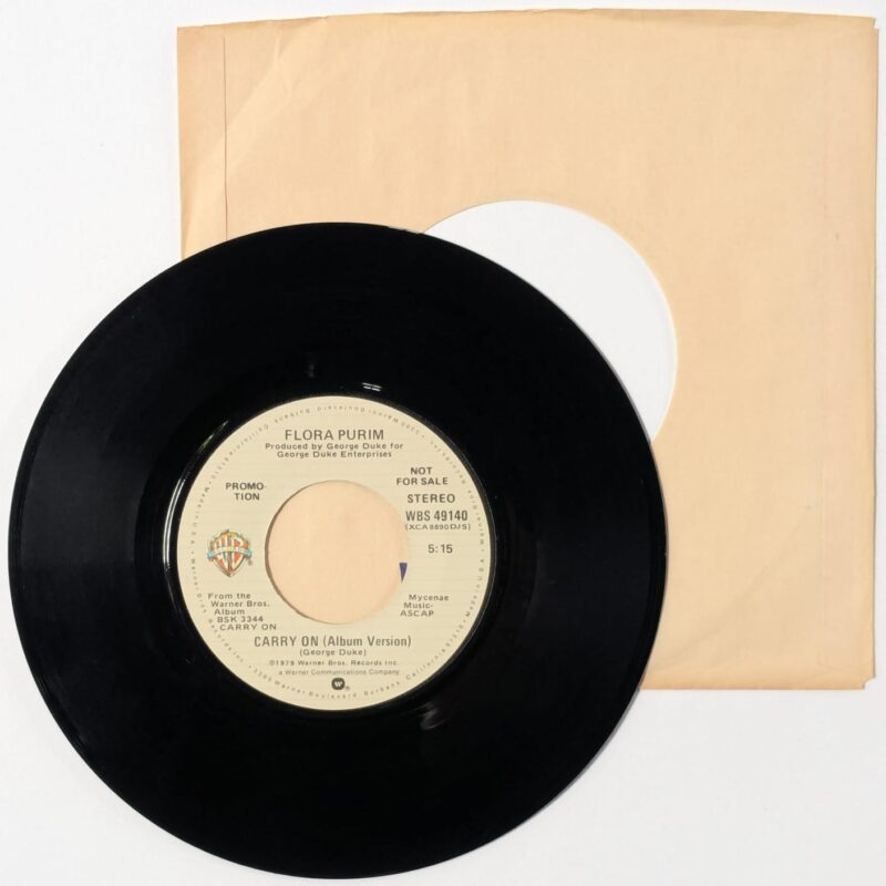 FLORA PURIM / CARRY ON ALBUM VERSION / EDIT / 1978 / VINIL 7"