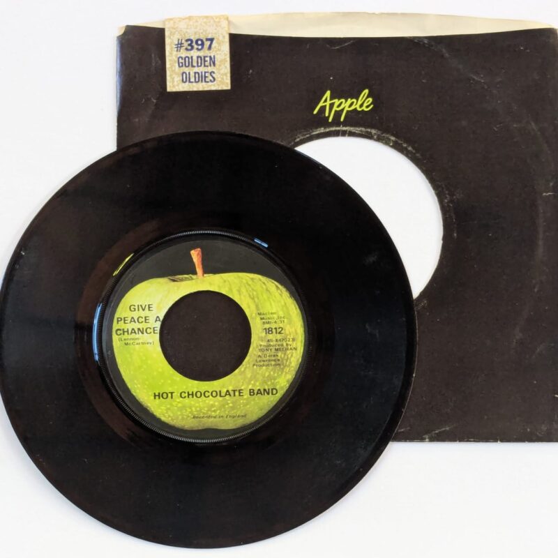 HOT CHOCOLATE BAND / GIVE PEACE A CHANCE / LIVING WITHOUT TOMORROW / 1969 / VINIL 7"