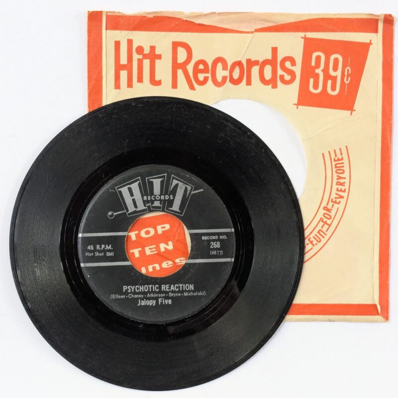 JALOPY FIVE / ED HARDIN / PSYCHOTIC REACTION / SEE SEE RIDER / 1966 / VINIL 7"