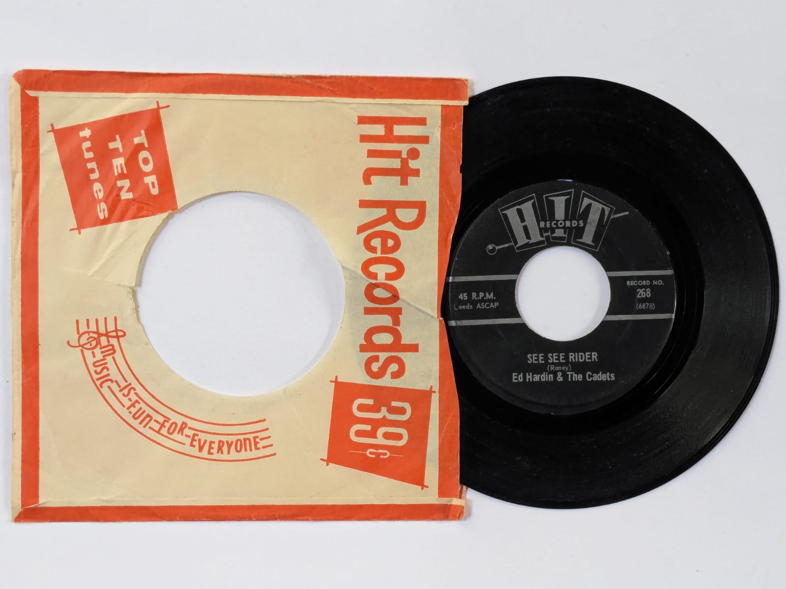 JALOPY FIVE / ED HARDIN / PSYCHOTIC REACTION / SEE SEE RIDER / 1966 / VINIL 7"