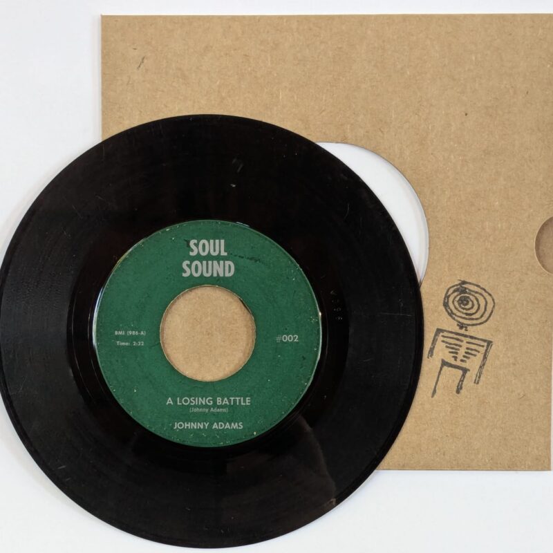 JOHNNY ADAMS / WHO'S GONNA LOVE YOU / A LOSING BATTLE / 80'S / VINIL 7"