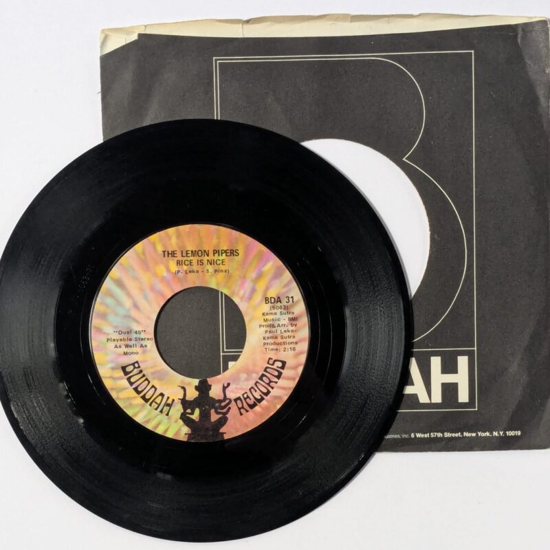 THE LEMON PIPERS / RICE IS NICE / BLUEBERRY BLUE / 1968 / VINIL 7"