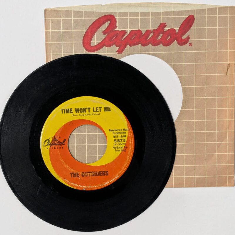 THE OUTSIDERS / TIME WON'T LET ME / WAS IT REALLY REAL / 1966 / VINIL 7"