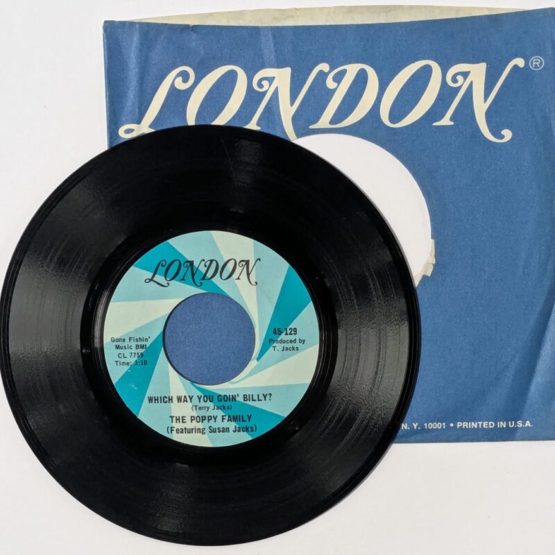 THE POPPY FAMILY / WHICH WAY YOU GOIN' BILLY / 1969 / VINIL 7"