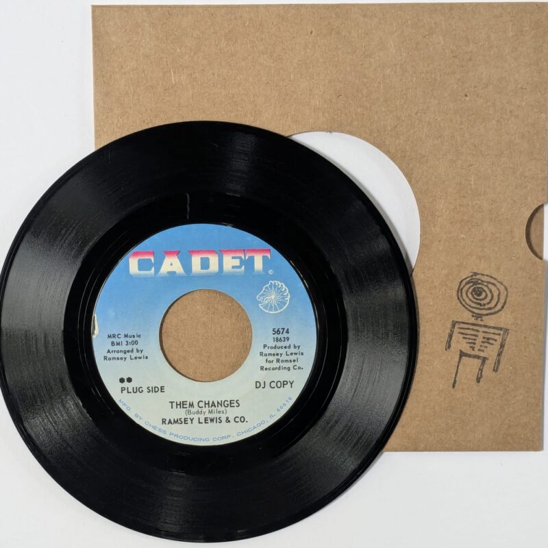 RAMSEY LEWIS & CO. / THEM CHANGES / UNSILENT MINORITY / 1970 / VINIL 7"
