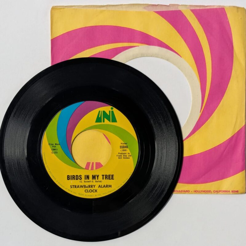STRAWBERRY ALARM CLOCK / TOMORROW / BIRDS IN MY TREE / 1967 / VINIL 7"