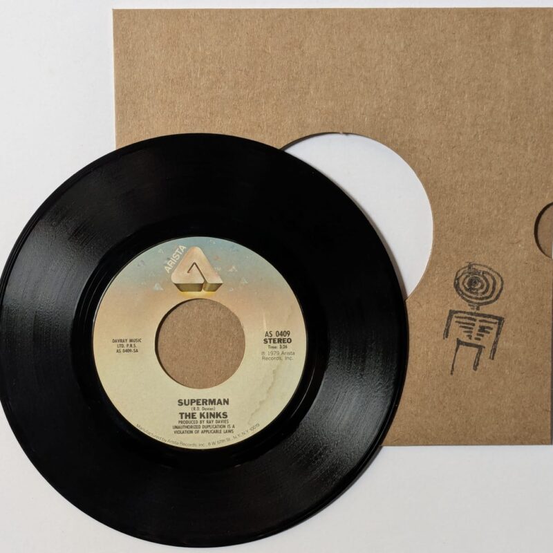 THE KINKS / SUPERMAN / LOW BUDGET / 1979 / VINIL 7"