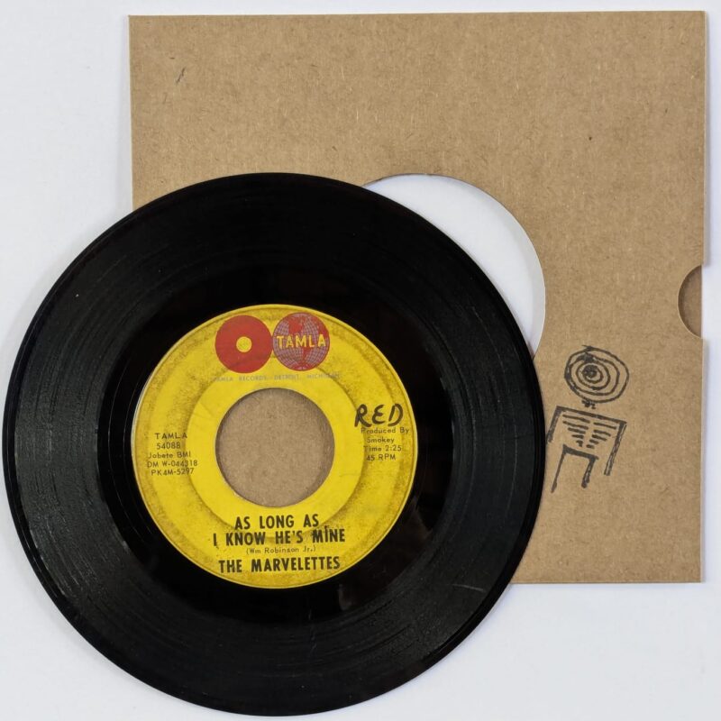THE MARVELETTES / AS LONG AS I KNOW HE'S MINE / LITTLE GIRL BLUE / 1963 / VINIL 7"