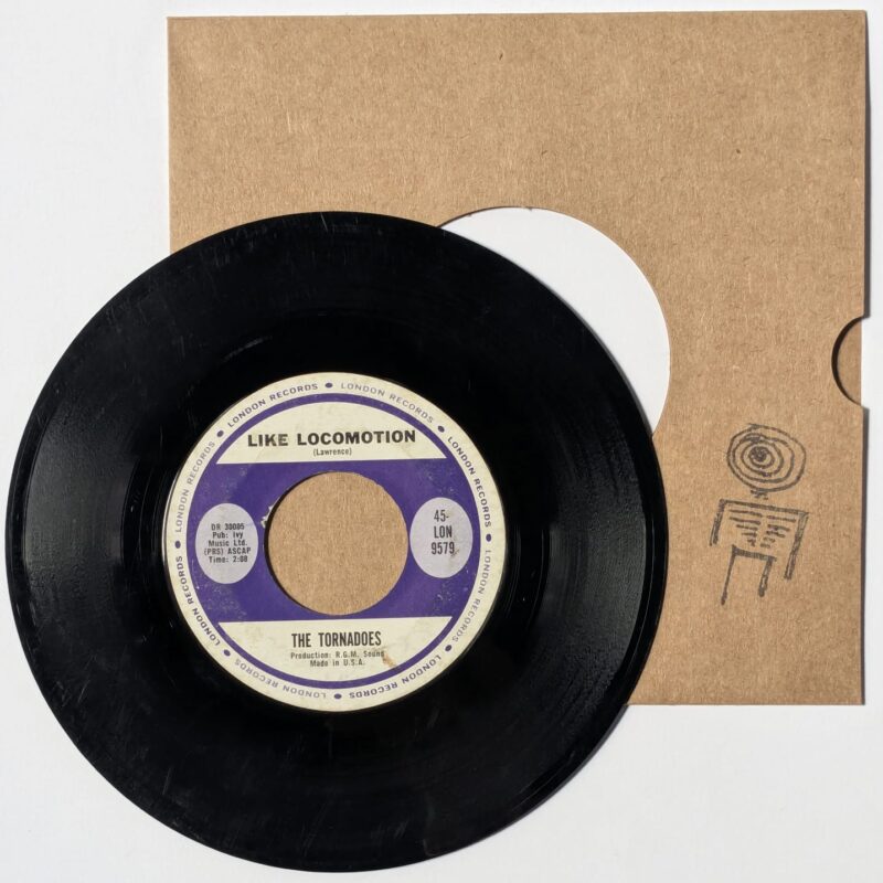 THE TORNADOES / GLOBETROTTIN' / LIKE LOCOMOTION / 1963 / VINIL 7"