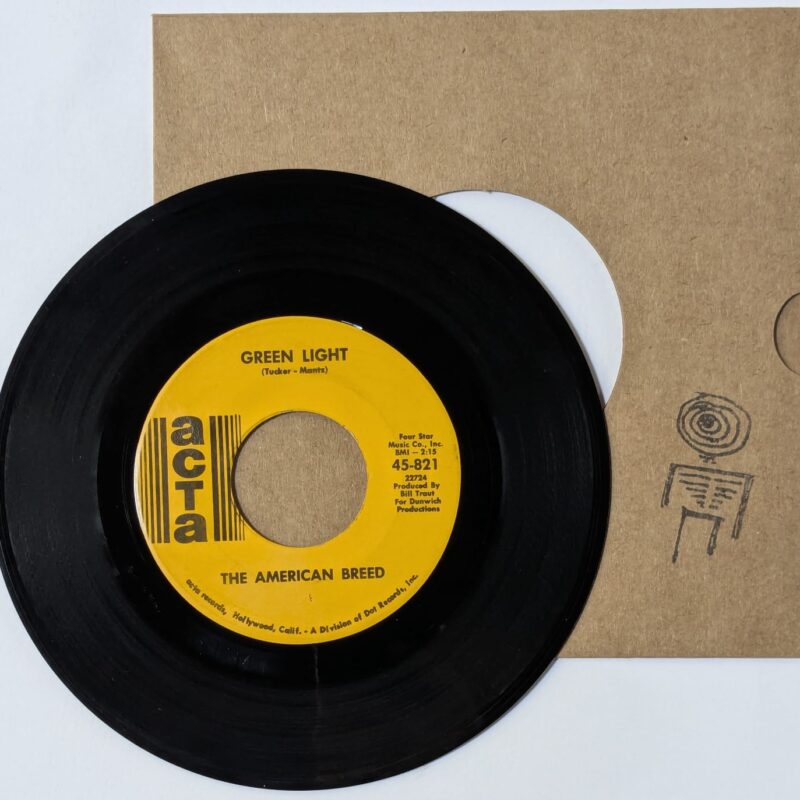 THE AMERICAN BREED / GREEN LIGHT / DON'T IT MAKE YOU CRY / 1968 / VINIL 7"