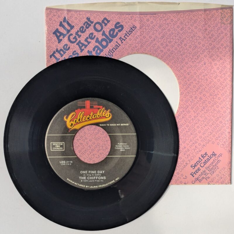 THE CHIFFONS / SWEET TALKIN' GUY / ONE FINE DAY / 1980 / VINIL 7"