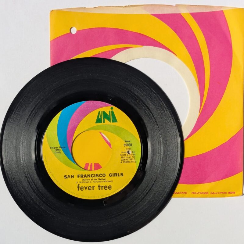 FEVER TREE / SAN FRANCISCO GIRLS / COME WITH ME / 1968 / VINIL 7"