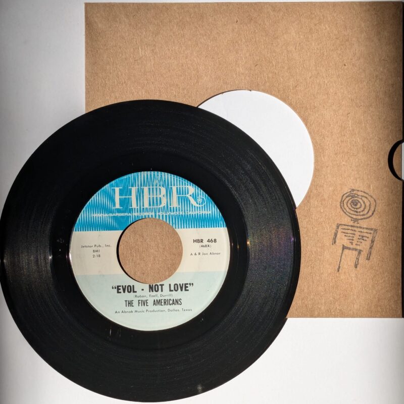 THE FIVE AMERICANS / EVOL - NOT LOVE / DON'T BLAME ME / 1966 / VINIL 7"