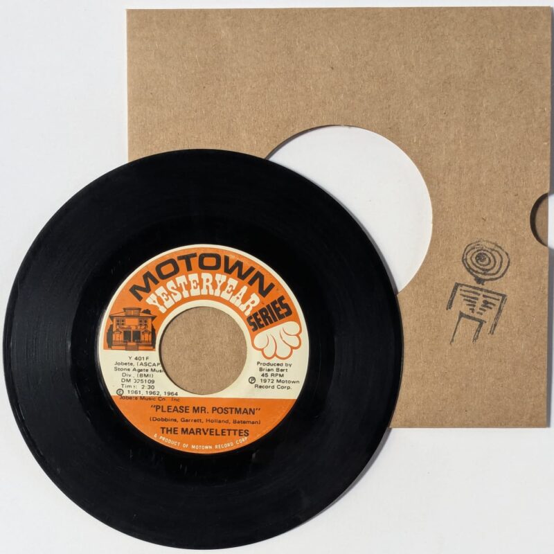 THE MARVELETTES / PLEASE MR. POSTMAN / TWISTIN' POSTMAN / 1972 / VINIL 7"