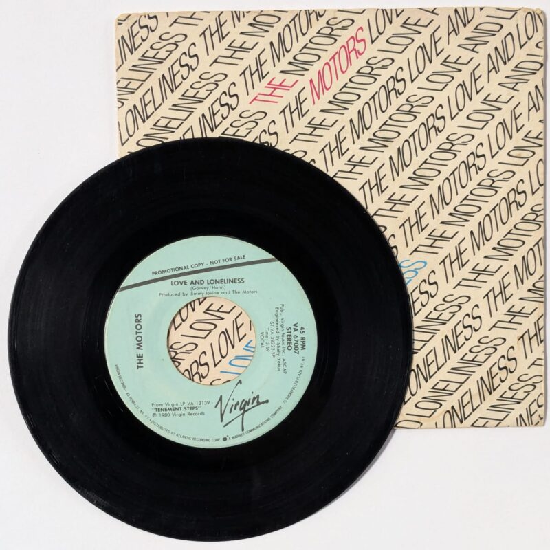 THE MOTORS / LOVE AND LONELINESS / 1980 / VINIL 7" - PROMO