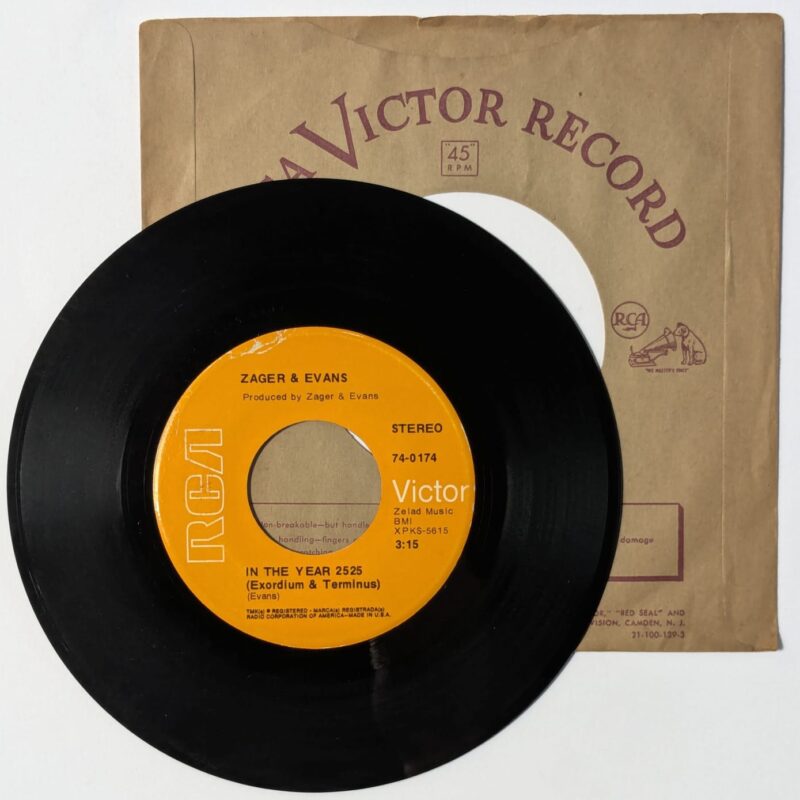 ZAGER & EVANS / IN THE YEAR 2525 (EXORDIUM & TERMINUS) / LITTLE KIDS / 1969 / VINIL 7"